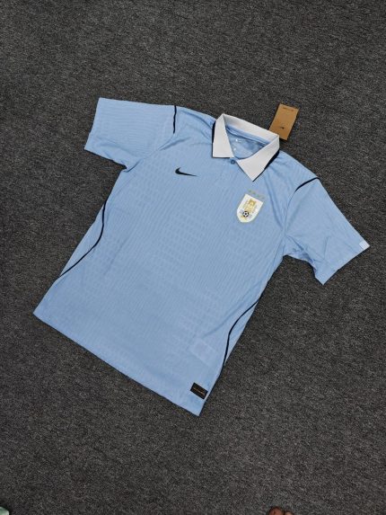 URUGUAY WORLD CUP HOME PLAYER VERSION HALF SLEEVE 2026